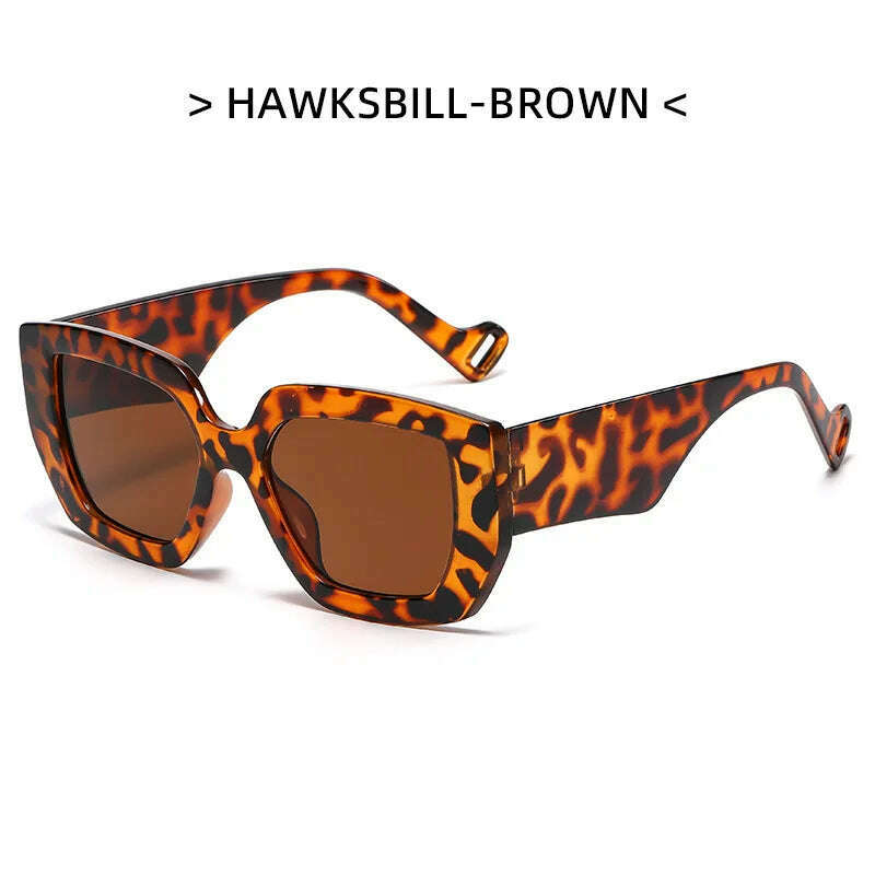 Fashion Square Sunglasses Men Luxury Brand Designer Glasses Woman Eyeglasses Luxury Retro High Quality UV400 Gafas De Sol - KIMLUD