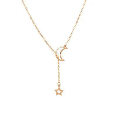 Fashion Tiny Heart Choker Necklace for Women Short Chain Shape Pendant Collares Necklace Ethnic Bohemian Jewelry Kolye Gift - KIMLUD