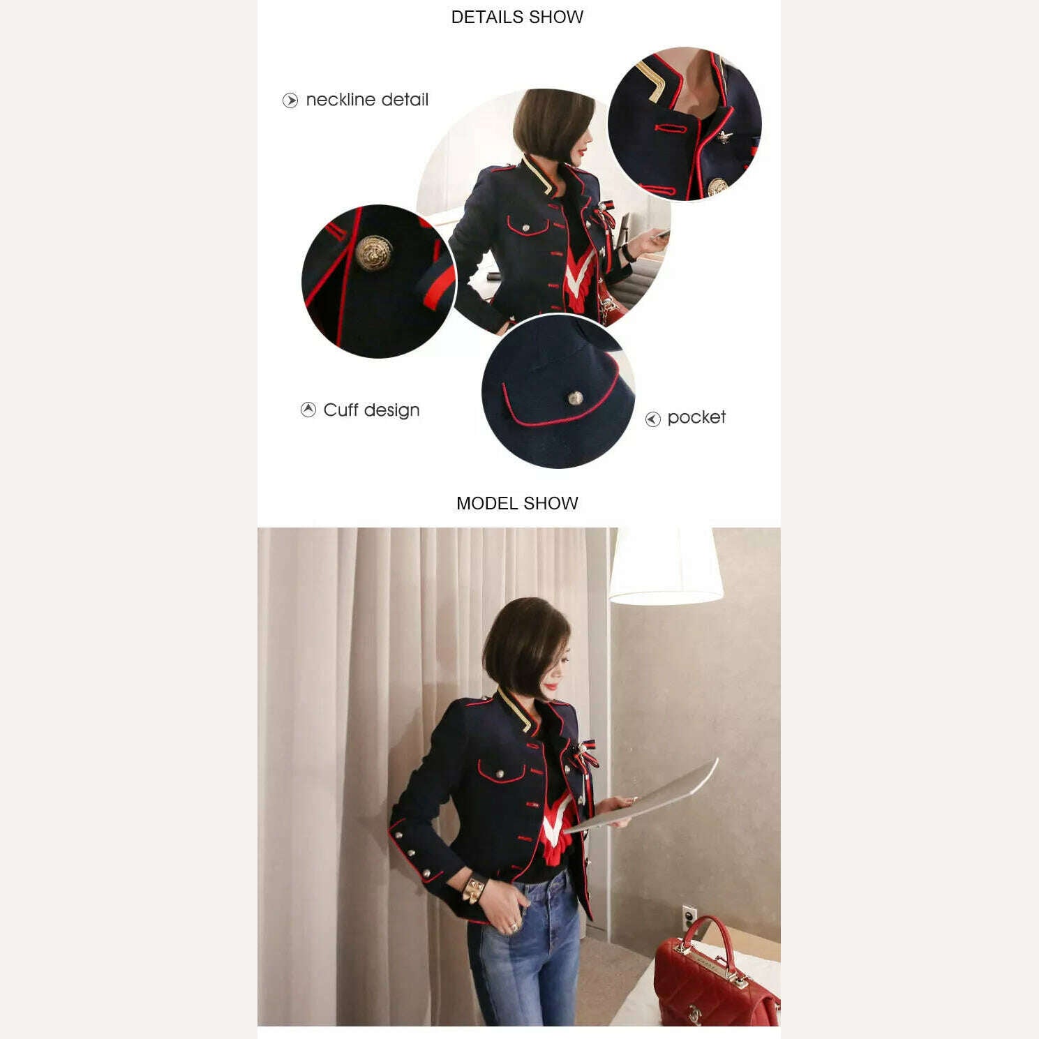 KIMLUD, Fashion Women OL Korean Vintage Coat Button Suit Comfortable High Quality Outerwear Female Cute Work Style Jacket Streetwear, KIMLUD Womens Clothes