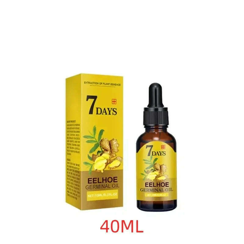 KIMLUD, Fast Hair Growth Oil Ginger Growth Hair Treatment Anti Hair Loss Men Women Scalp Treatment Serum Products Beauty Health Product, 40ML, KIMLUD Womens Clothes