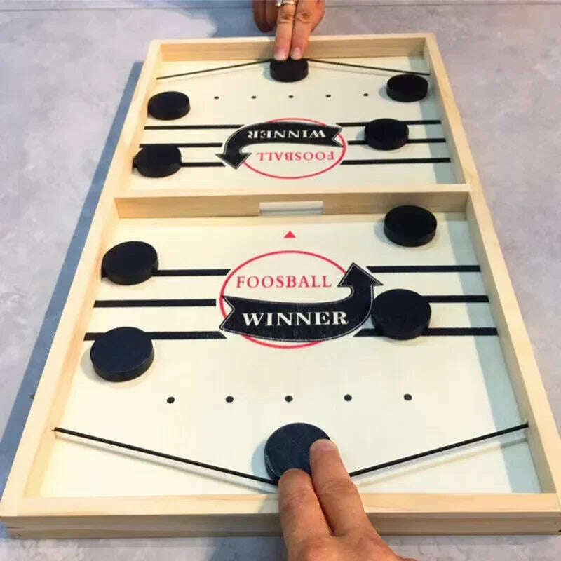 KIMLUD, Fast Sling Puck Board Game Table Hockey Foosball Winner Party Family Interactive Toys For Children Adult Desktop Battle Gifts, KIMLUD Womens Clothes
