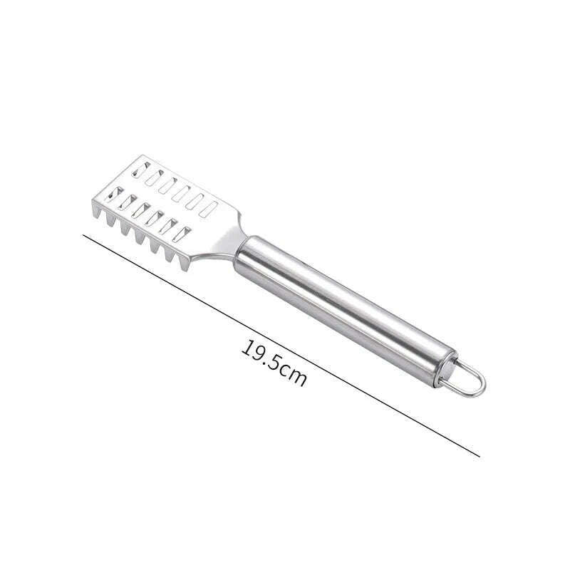 KIMLUD, Fish Scales Scraping Kitchen Fish Cleaning Knife Cutter Stainless Scaler for Fish Cleaning Tools Fish Skin Brush Kitchen Gadgets, Red, KIMLUD APPAREL - Womens Clothes
