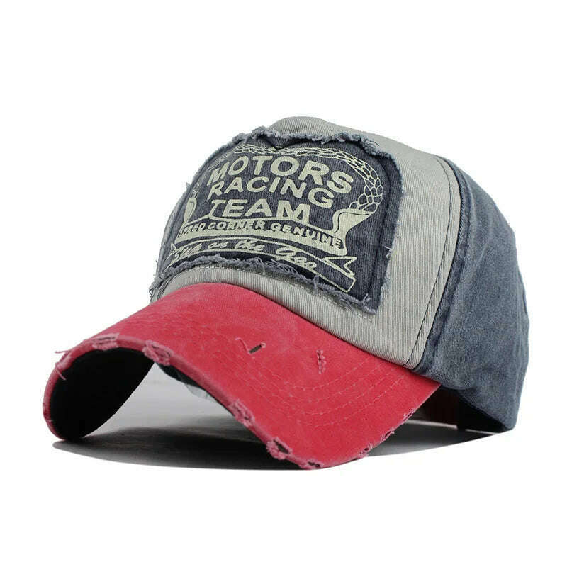 KIMLUD, [FLB] Wholesale Spring Cotton Cap Baseball Cap Snapback Hat Summer Cap Hip Hop Fitted Cap Hats For Men Women Grinding Multicolor, MO Watermelon Red / Adjustable, KIMLUD APPAREL - Womens Clothes