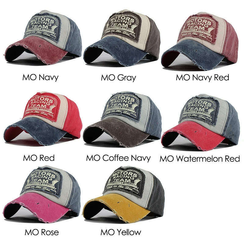 [FLB] Wholesale Spring Cotton Cap Baseball Cap Snapback Hat Summer Cap Hip Hop Fitted Cap Hats For Men Women Grinding Multicolor, KIMLUD Women's Clothes