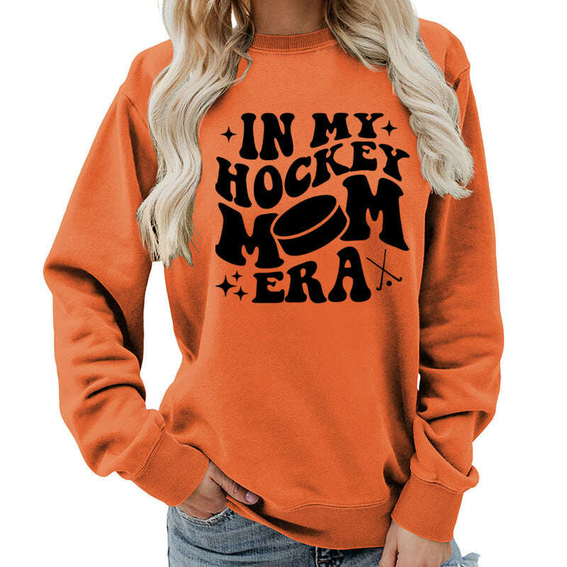 Fleece Sweatshirt Graphic Print Cozy Loungewear Pink KIMLUD