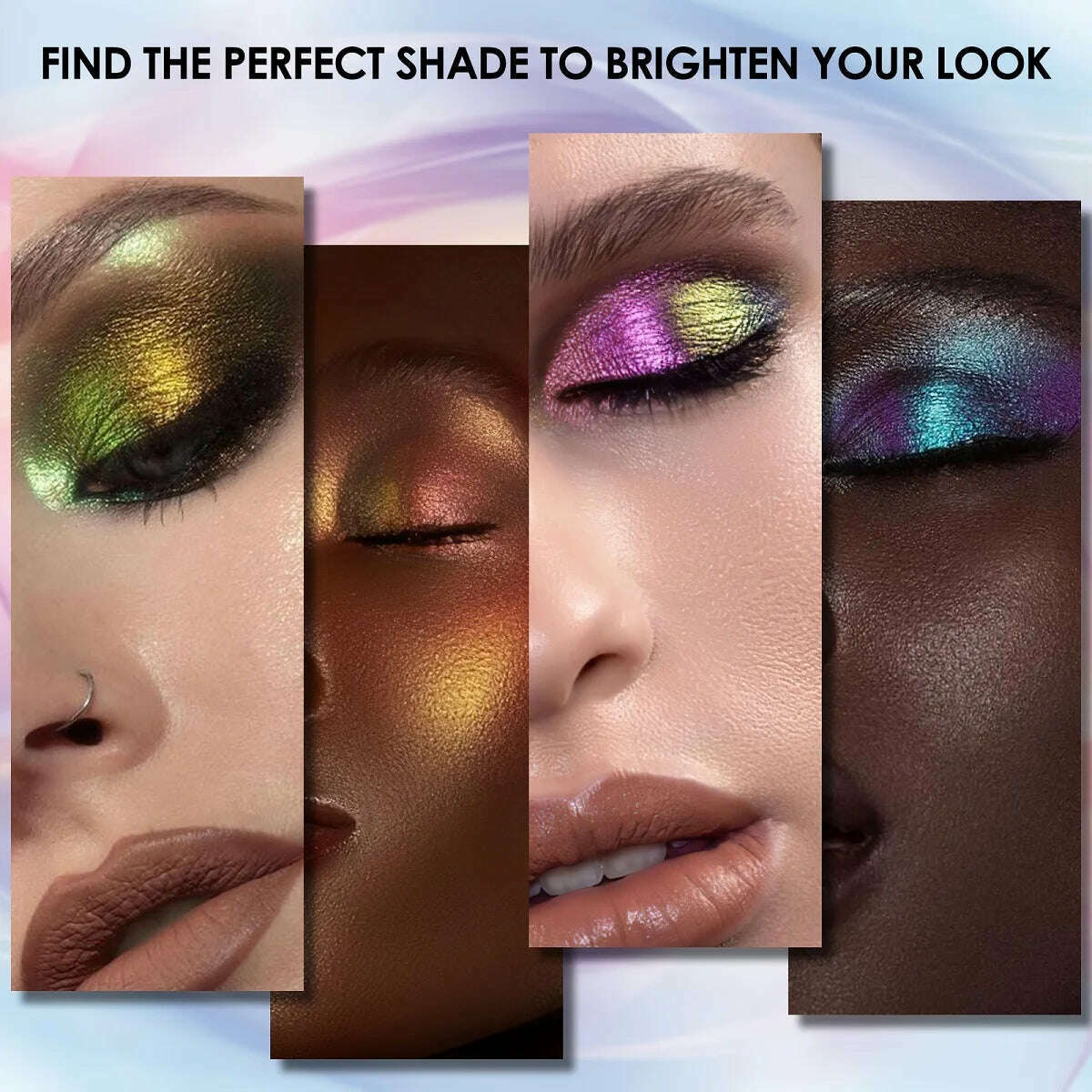 FOCALLURE Chameleon Liquid Eyeshadow 24 Colors Long Lasting Waterproof Pearlescent Glitter Shimmer Eye Shadow Makeup Cosmetics - KIMLUD