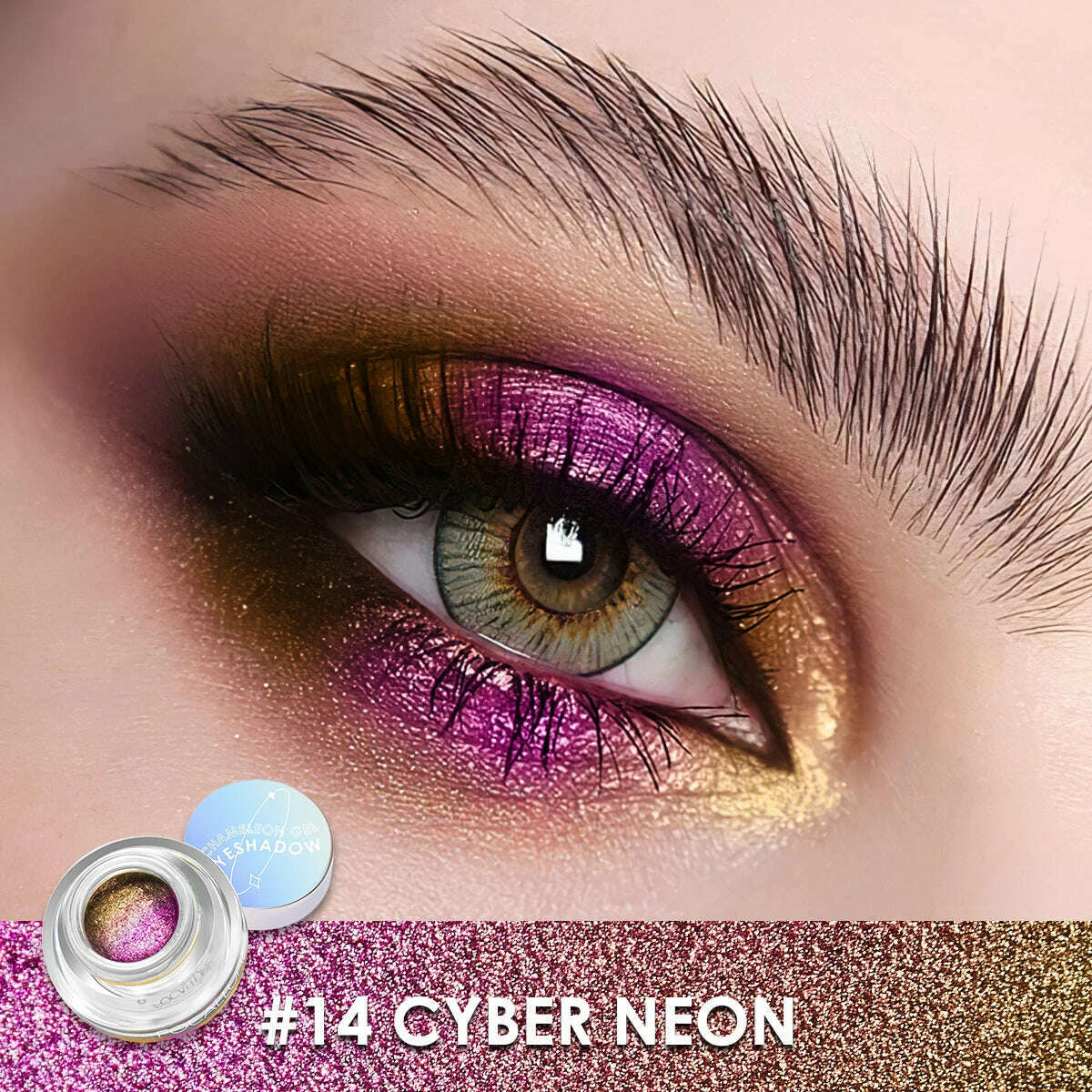 FOCALLURE Chameleon Liquid Eyeshadow 24 Colors Long Lasting Waterproof Pearlescent Glitter Shimmer Eye Shadow Makeup Cosmetics - KIMLUD