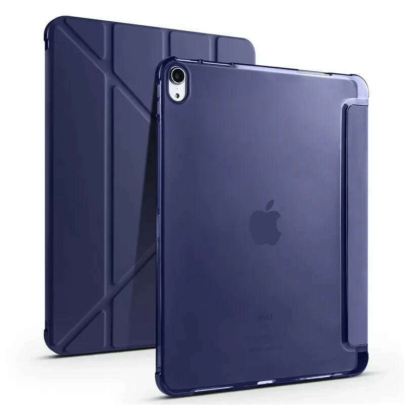 KIMLUD, For iPad Case 10th Generation PU Leather TPU Back Fold Stand Cover For iPad 10 10th Generation 10.9 inch Case with Pen Holder, KIMLUD Womens Clothes