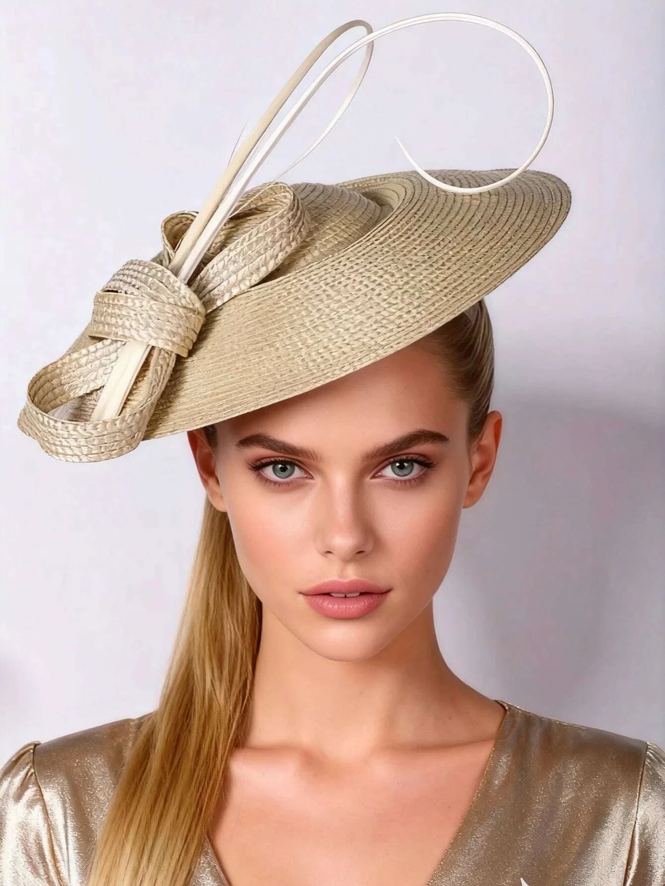 FS Fascinators Black White Weddings Pillbox Hat For Women Church Hat Sraw Fedora Black Wide Ladies Dress Kentucky Derby Hats
