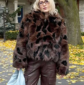 Fur Coat - Oversized - Synthetic Fiber | KIMLUD