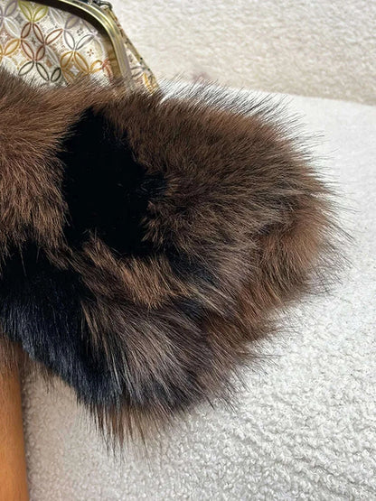 Fur Coat - Oversized - Synthetic Fiber | KIMLUD