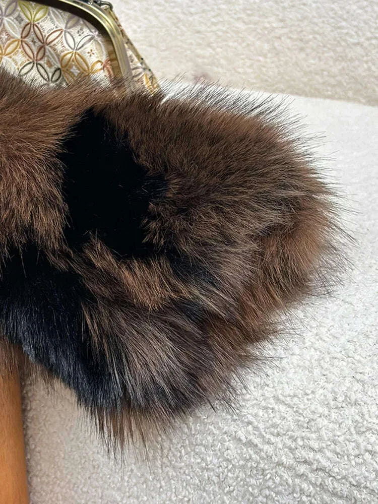 Fur Coat - Oversized - Synthetic Fiber | KIMLUD