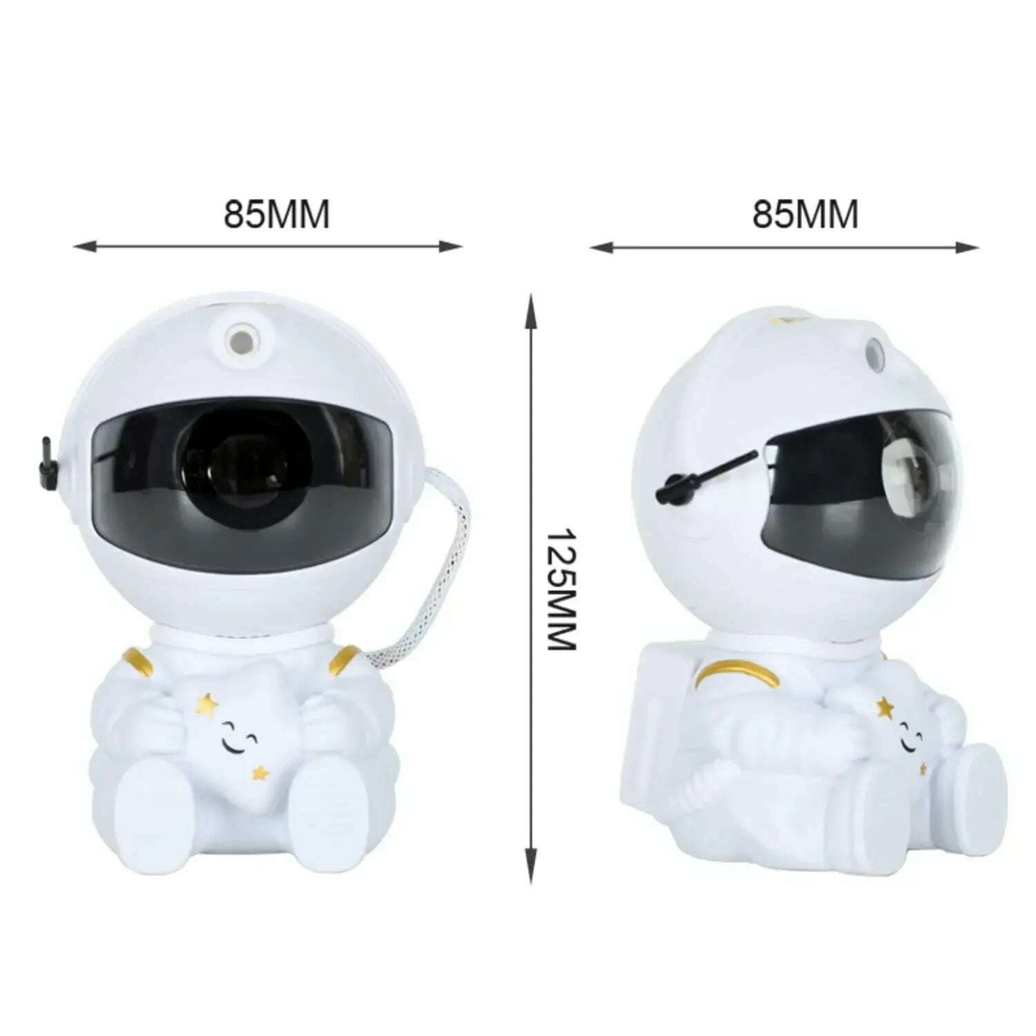 KIMLUD, Galaxy Star Astronaut Projector LED Night Light Starry Sky Porjectors Lamp Decoration Bedroom Room Decorative For Children Gifts, KIMLUD Womens Clothes