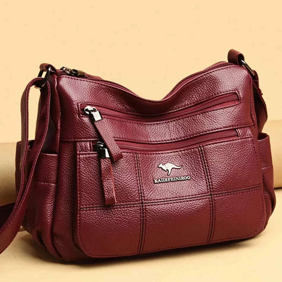 KIMLUD, Genuine Brand Leather Sac Luxury Handbags Women Bags Designer Shoulder Crossbody Hand Bags for Women 2022 Purses and Handbags, KIMLUD Women's Clothes