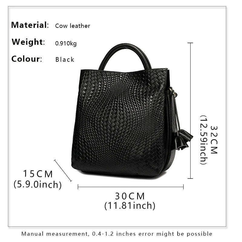 KIMLUD, Genuine Leather Bucket Bag for Women 2022 New Fashion Casual Handheld Women's Bag Commuter Style Large Capacity Bag, KIMLUD Womens Clothes