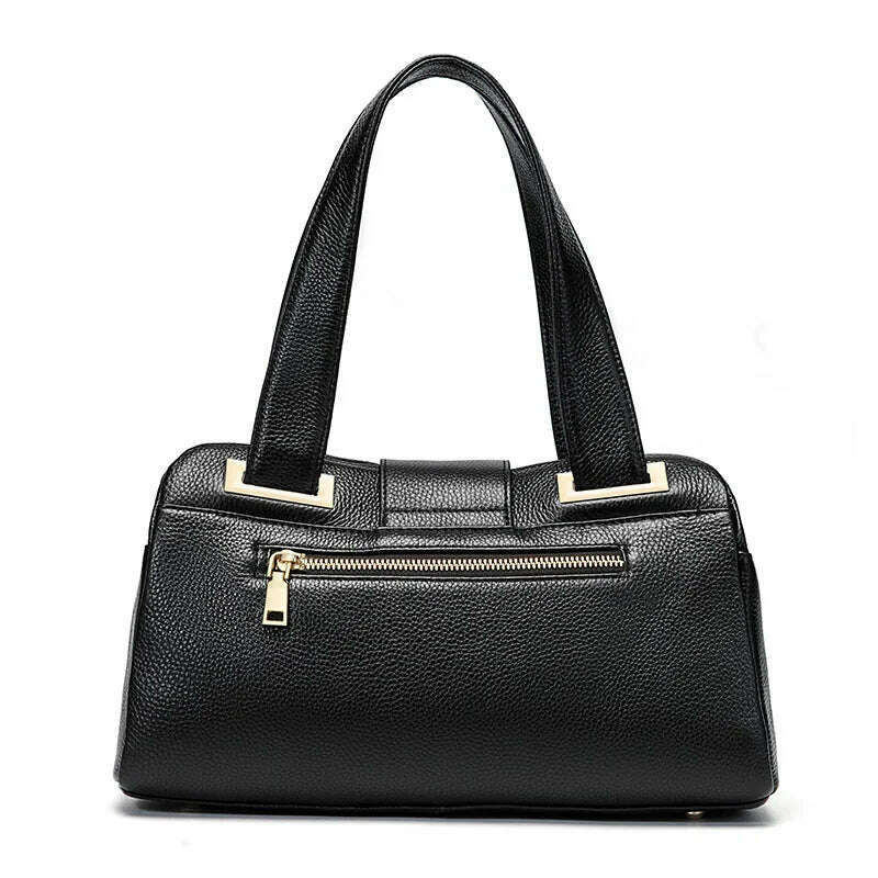 KIMLUD, Genuine Leather Women's Bag 2023 New Fashion Leopard Pattern Shoulder Bag Cowhide Handbag Women's Bag, KIMLUD Womens Clothes