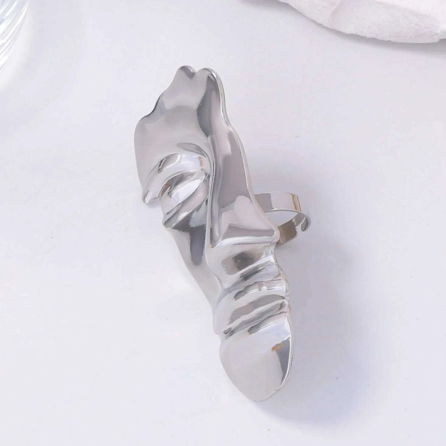 Geometric Earrings Face Geometry Cubic Zirconia Zinc Alloy Silver | KIMLUD