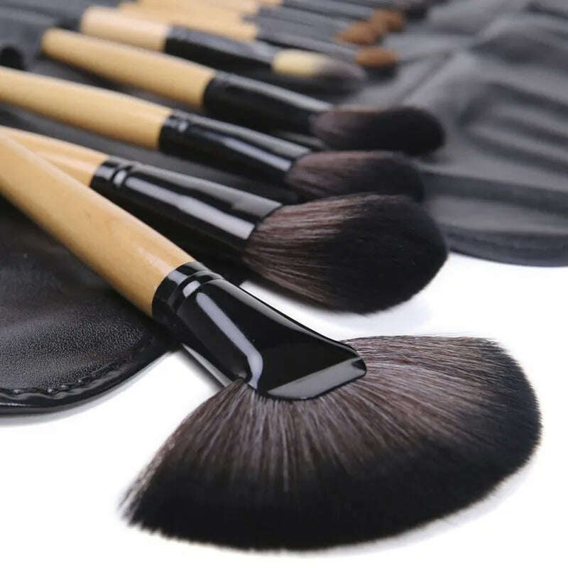 KIMLUD, Gift Bag Of  24 pcs Makeup Brush Sets Professional Cosmetics Brushes Eyebrow Powder Foundation Shadows Pinceaux Make Up Tools, KIMLUD Women's Clothes