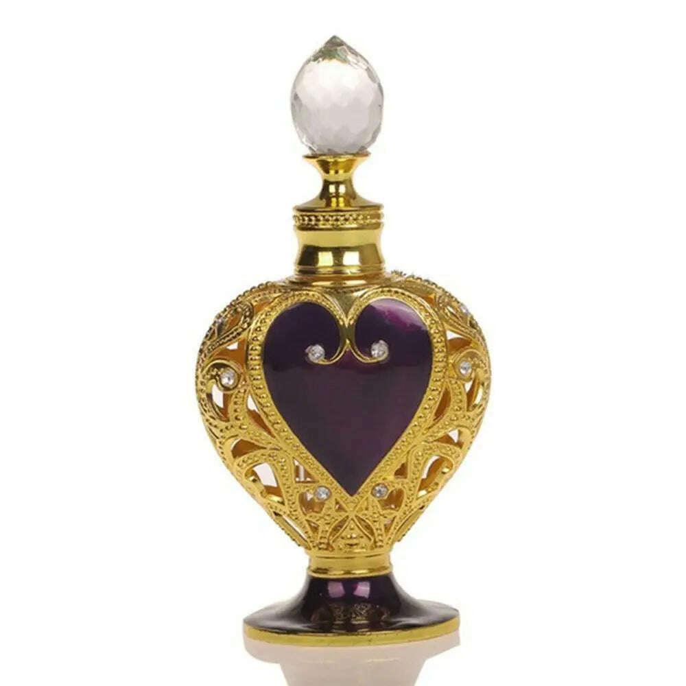 KIMLUD, Glass Lotion bottling Arabian Style Perfume Bottle Oils Dropper Bottle Refillable Bottle Empty Cosmetics Container, 12ml, KIMLUD APPAREL - Womens Clothes