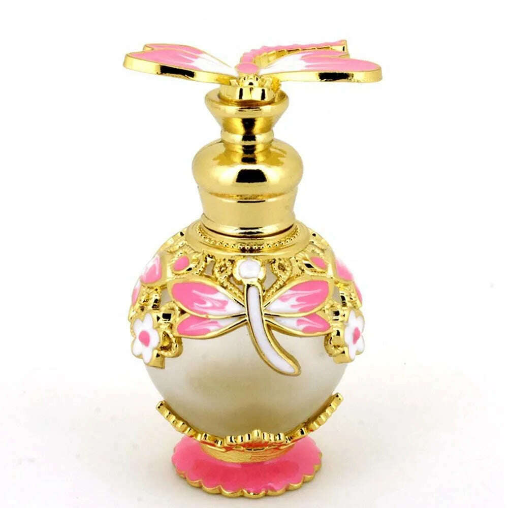 KIMLUD, Glass Lotion bottling Arabian Style Perfume Bottle Oils Dropper Bottle Refillable Bottle Empty Cosmetics Container, KIMLUD Womens Clothes