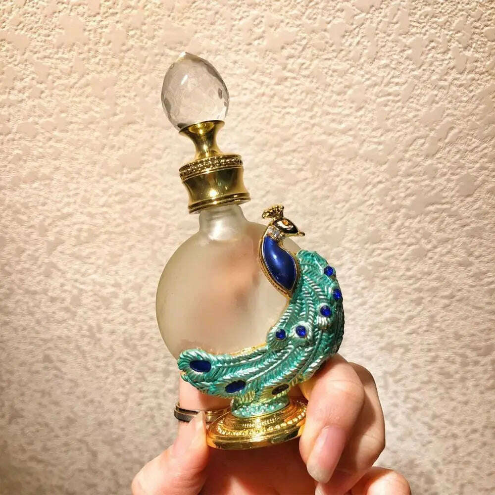 KIMLUD, Glass Lotion bottling Arabian Style Perfume Bottle Oils Dropper Bottle Refillable Bottle Empty Cosmetics Container, KIMLUD Womens Clothes