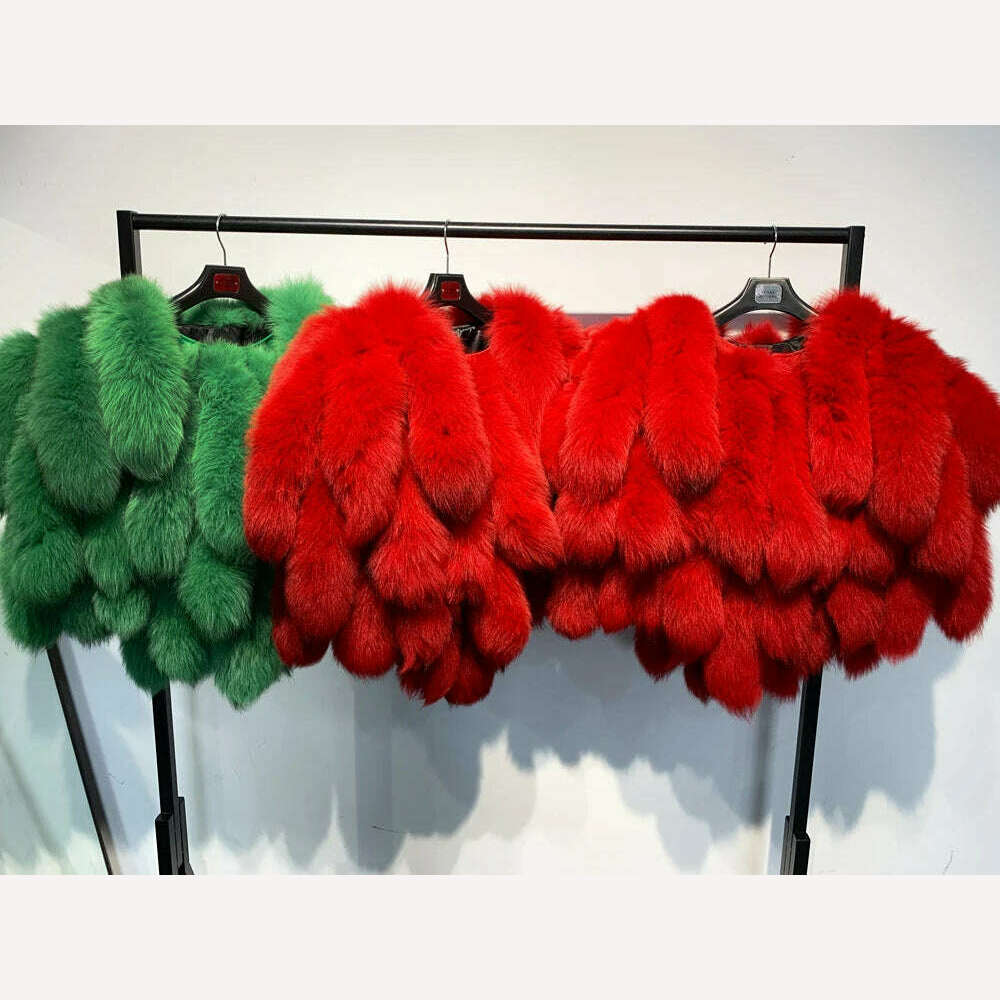 KIMLUD, GO BALLISTIC YA Fur Jacket Ladies Winter New Natural Fur Shawl Real Fur Scarf, KIMLUD Womens Clothes