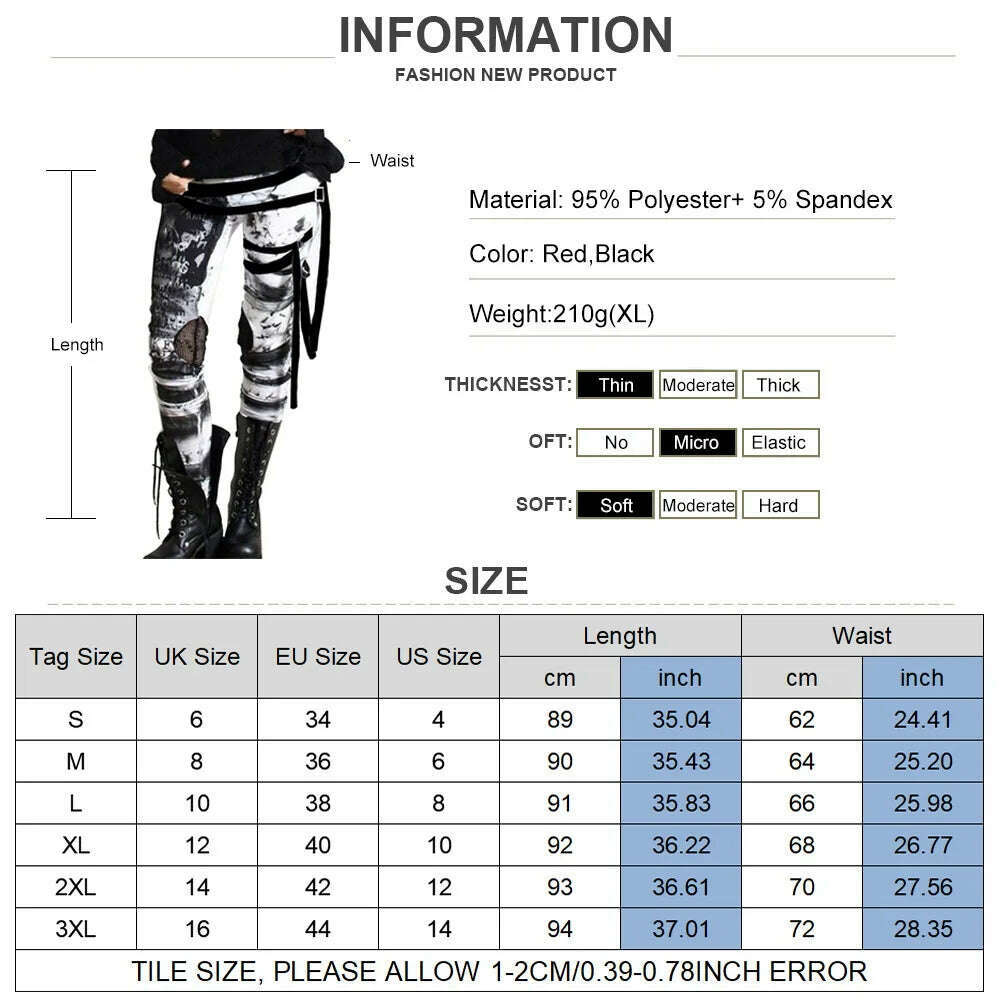 KIMLUD, Gothic Mesh Tie Leggings For Woman Clothing 2023 Autumn Streetwear Girls Black Long Pants for Female Bodycon Trousers, KIMLUD Womens Clothes