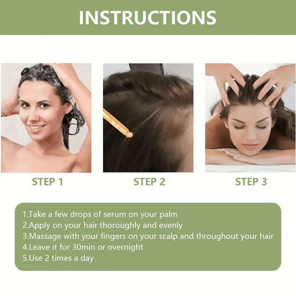 KIMLUD, Hair Growth Essential Oil Rosemary Mint Hair Strengthening Oil Nourishing Treatment for Split Ends and Dry Mielle Organics Hair, KIMLUD Women's Clothes