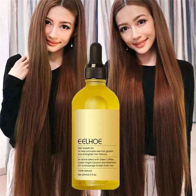 KIMLUD, Hair Growth Products Prevent Hair Loss Essential Oil Fast Growing Anti-Drying Scalp Treatment Repair Beauty Health for Men Women, KIMLUD Womens Clothes