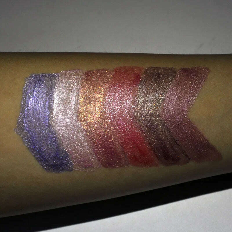 HANDAIYAN Metallic Glitter Matte Liquid Lipstick Lips Makeup Mate Shine Lip Gloss Women Cosmetics Waterproof Lipgloss Cream Tint - KIMLUD