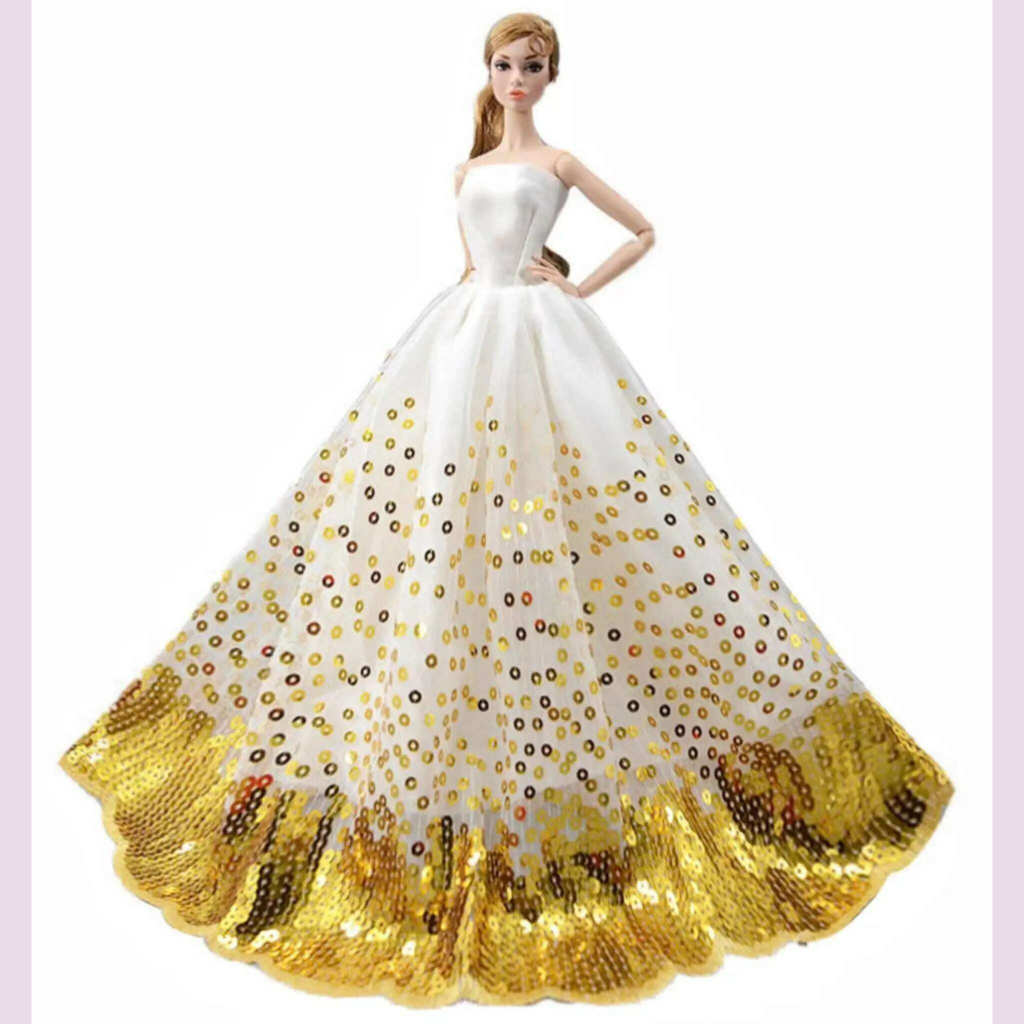 KIMLUD, handmade Clothes for barbie dress for barbie Clothes evening dress doll for barbie accessories wedding dresses clothes lot dolls, see chart19, KIMLUD APPAREL - Womens Clothes