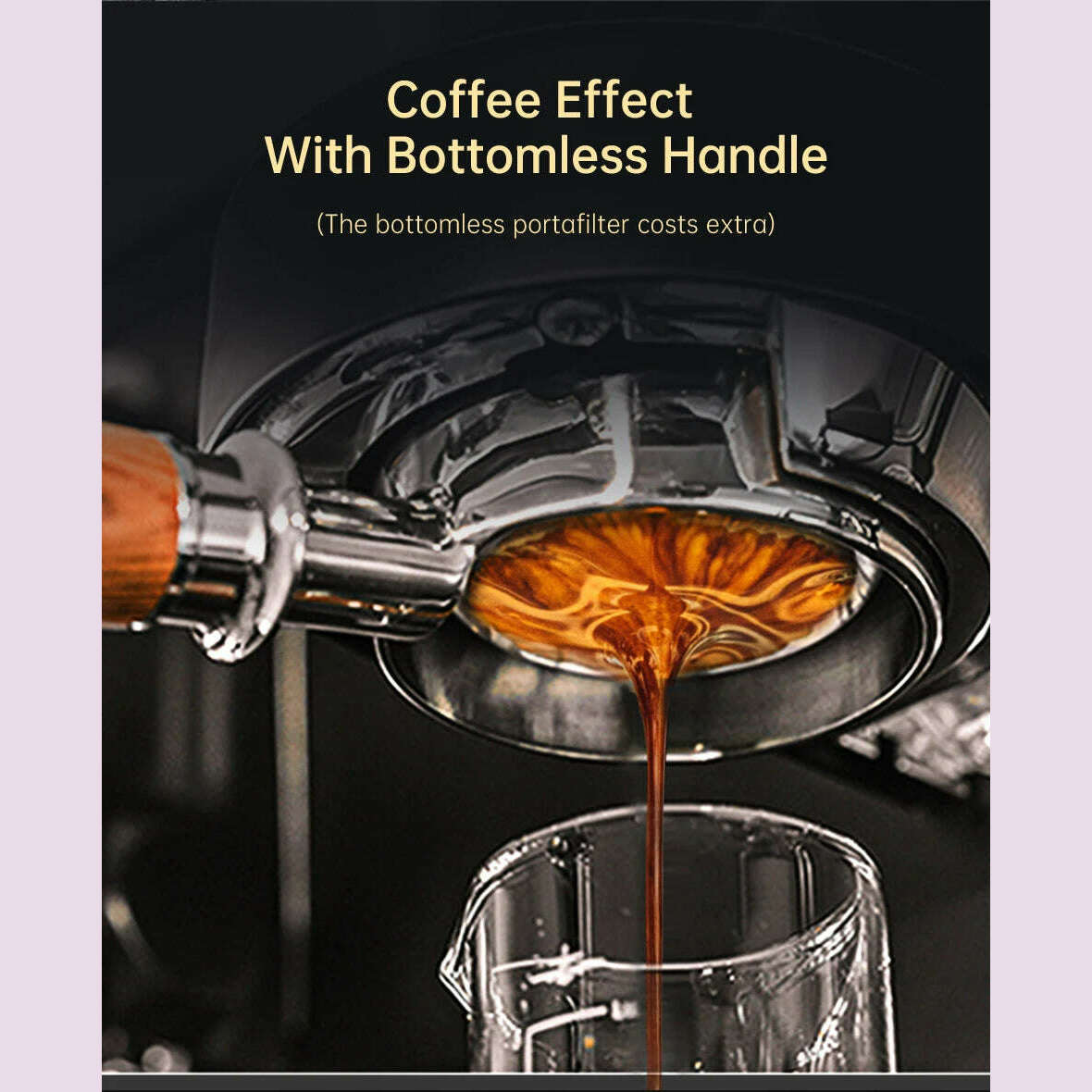 HiBREW Coffee Maker Cafetera 20 Bar Inox Semi Automatic Super Slim ESE POD & Powder Espresso Machine Hot Water H11 - KIMLUD