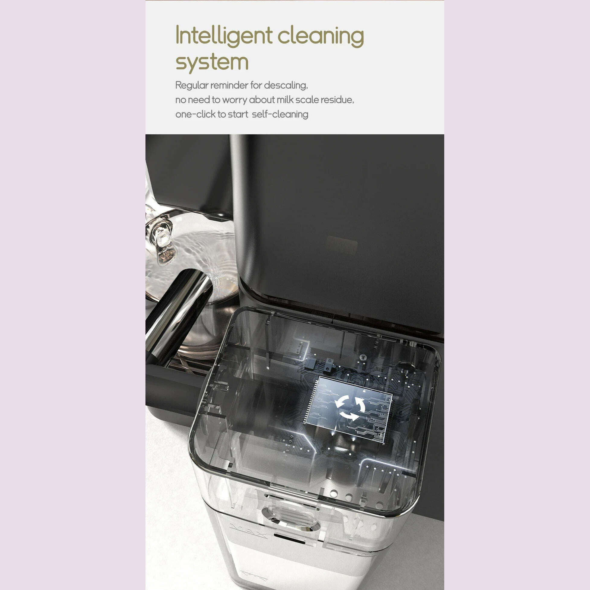 KIMLUD, HiBREW Nes Capsule Coffee Machine Automatic Frothed Milk Cappuccino and Latte Espresso Coffee Maker H15, KIMLUD Womens Clothes