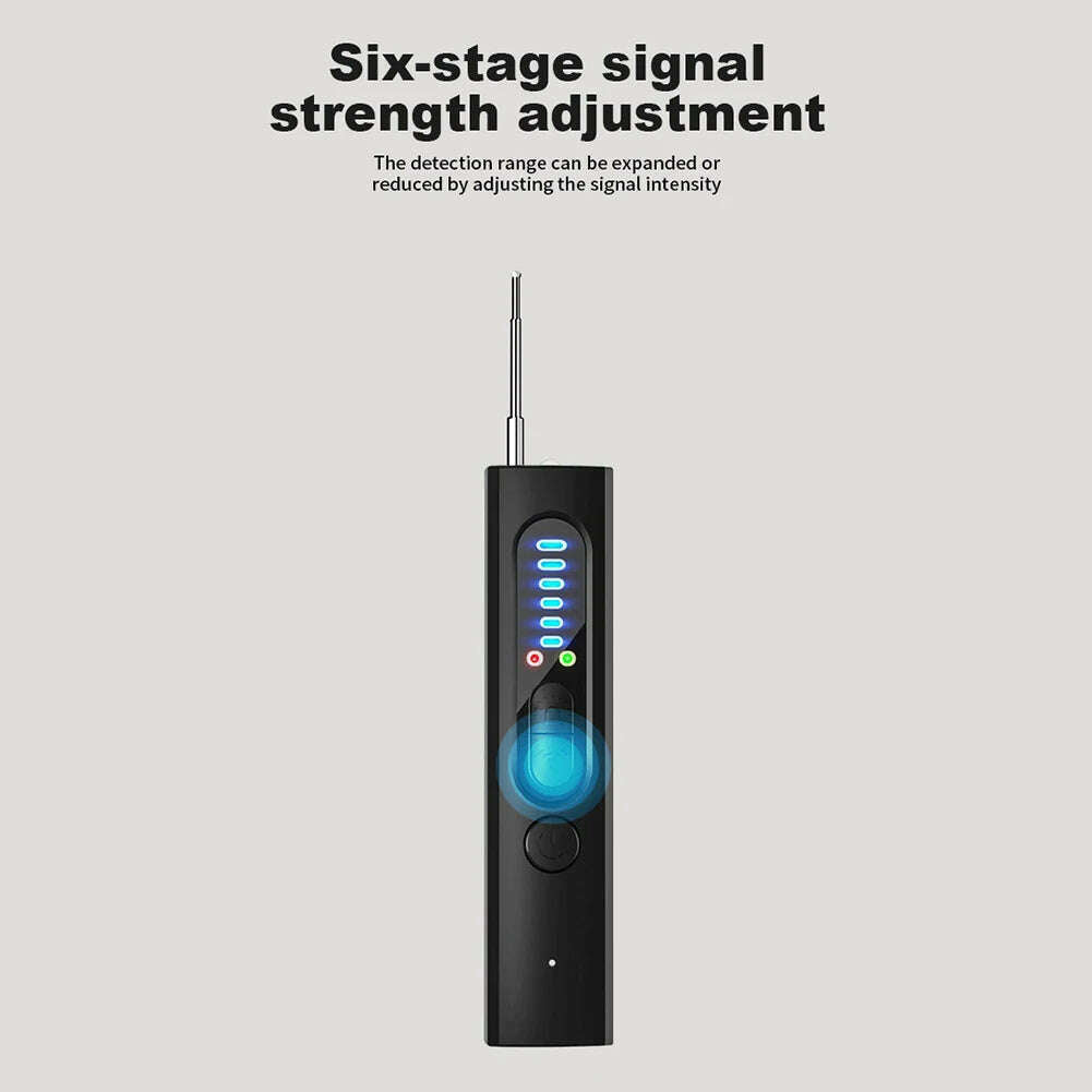 Hidden Camera Detector Anti-Spy Car GPS Tracker Listening Device Bug RF Wireless All Signal Scanner Gadget Security Protection - KIMLUD