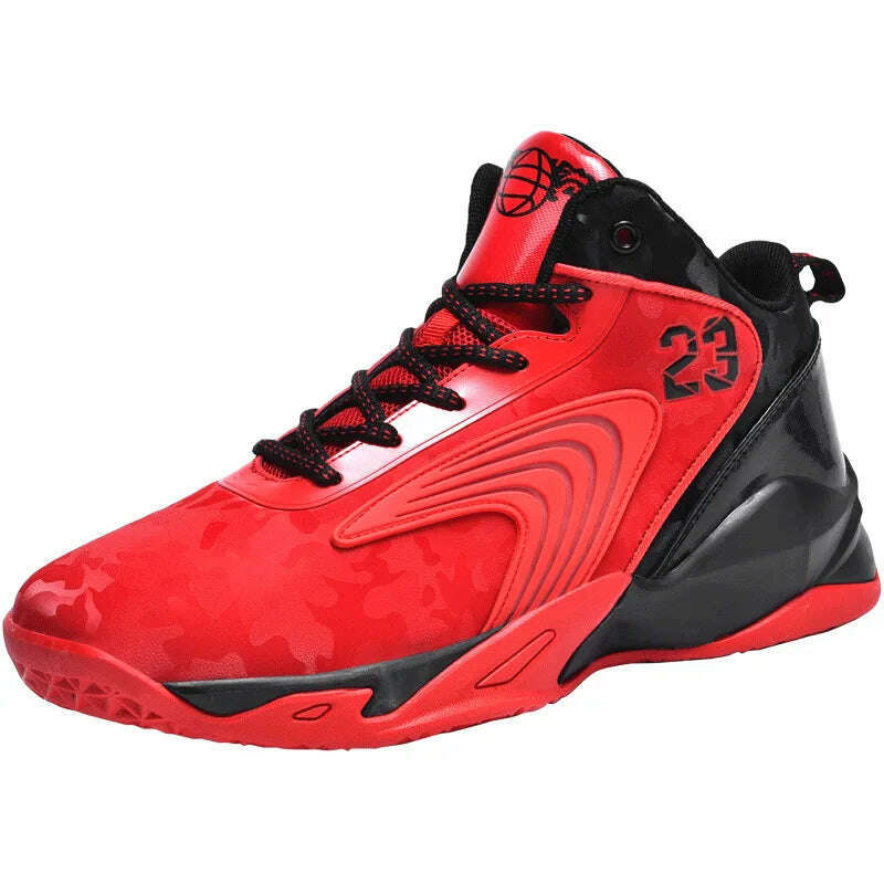 KIMLUD, High quality casual sport shoe for men new 2025 size 36 44 45 comfortable outdoor running basketball Sneakers shoe black red, KIMLUD Womens Clothes