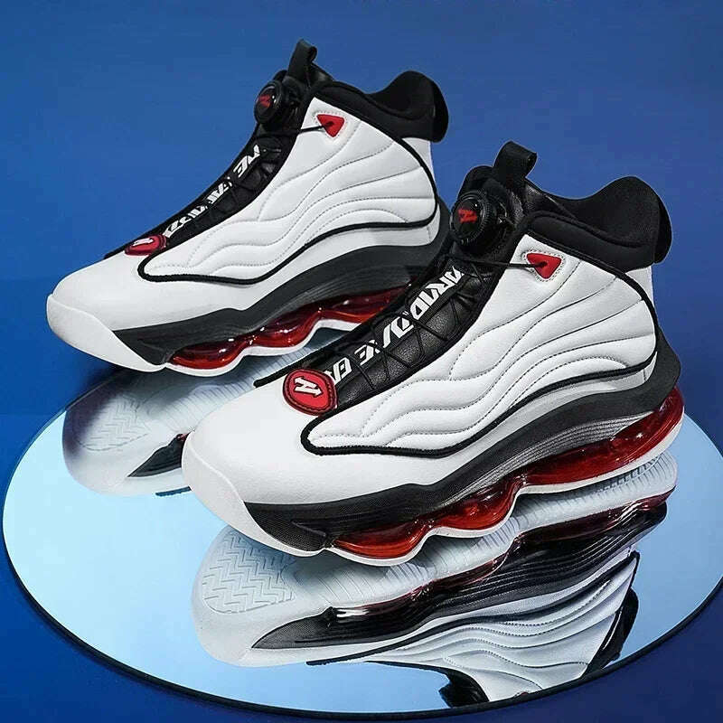 KIMLUD, High-top Men's Basketball Shoes High Quality Sneakers Fashion High Street Sports Shoes  Air Cushioning Basketball Training Shoes, KIMLUD Womens Clothes