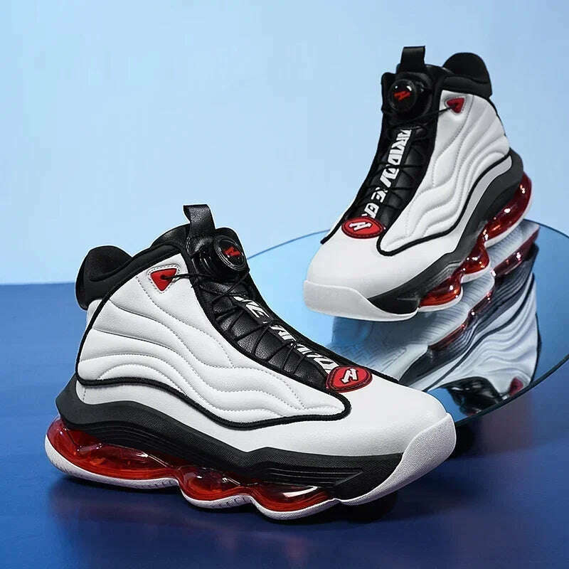 KIMLUD, High-top Men's Basketball Shoes High Quality Sneakers Fashion High Street Sports Shoes  Air Cushioning Basketball Training Shoes, KIMLUD Womens Clothes