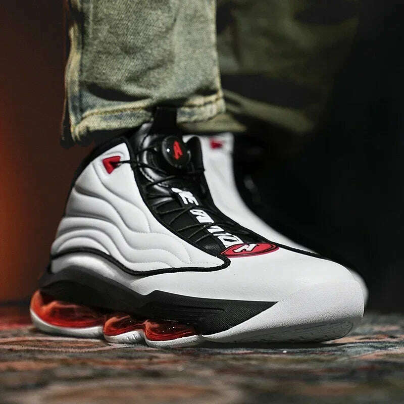 KIMLUD, High-top Men's Basketball Shoes High Quality Sneakers Fashion High Street Sports Shoes  Air Cushioning Basketball Training Shoes, KIMLUD Womens Clothes