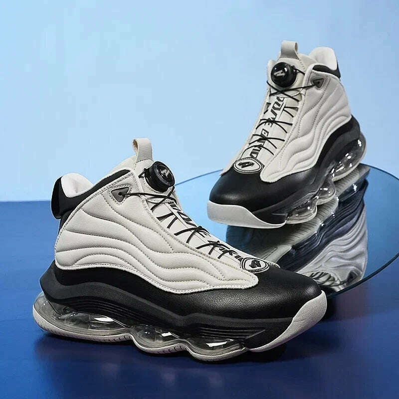 KIMLUD, High-top Men's Basketball Shoes High Quality Sneakers Fashion High Street Sports Shoes  Air Cushioning Basketball Training Shoes, KIMLUD Womens Clothes