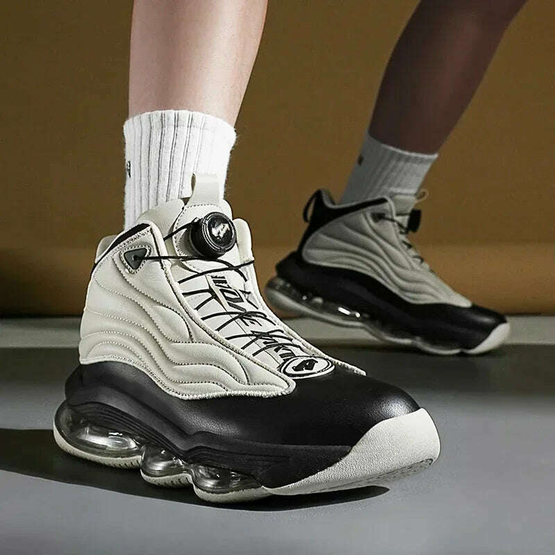 KIMLUD, High-top Men's Basketball Shoes High Quality Sneakers Fashion High Street Sports Shoes  Air Cushioning Basketball Training Shoes, KIMLUD Womens Clothes