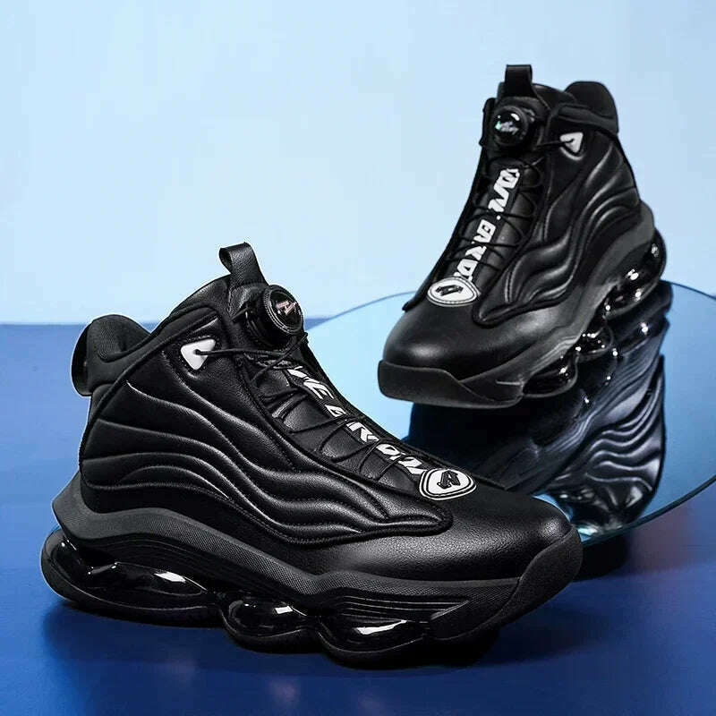 KIMLUD, High-top Men's Basketball Shoes High Quality Sneakers Fashion High Street Sports Shoes  Air Cushioning Basketball Training Shoes, KIMLUD Womens Clothes