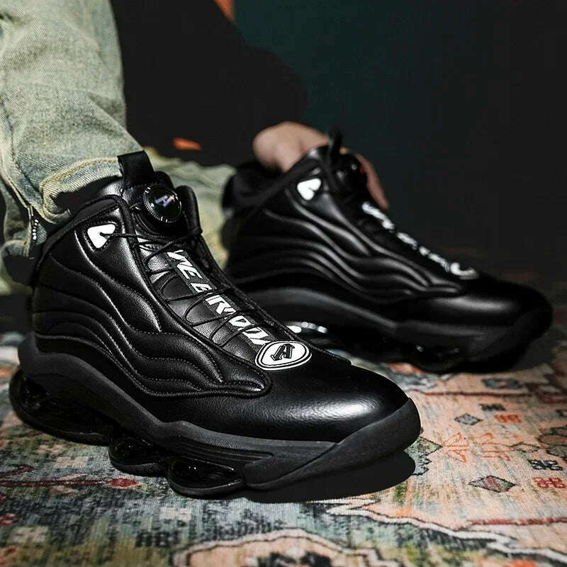 KIMLUD, High-top Men's Basketball Shoes High Quality Sneakers Fashion High Street Sports Shoes  Air Cushioning Basketball Training Shoes, KIMLUD Womens Clothes