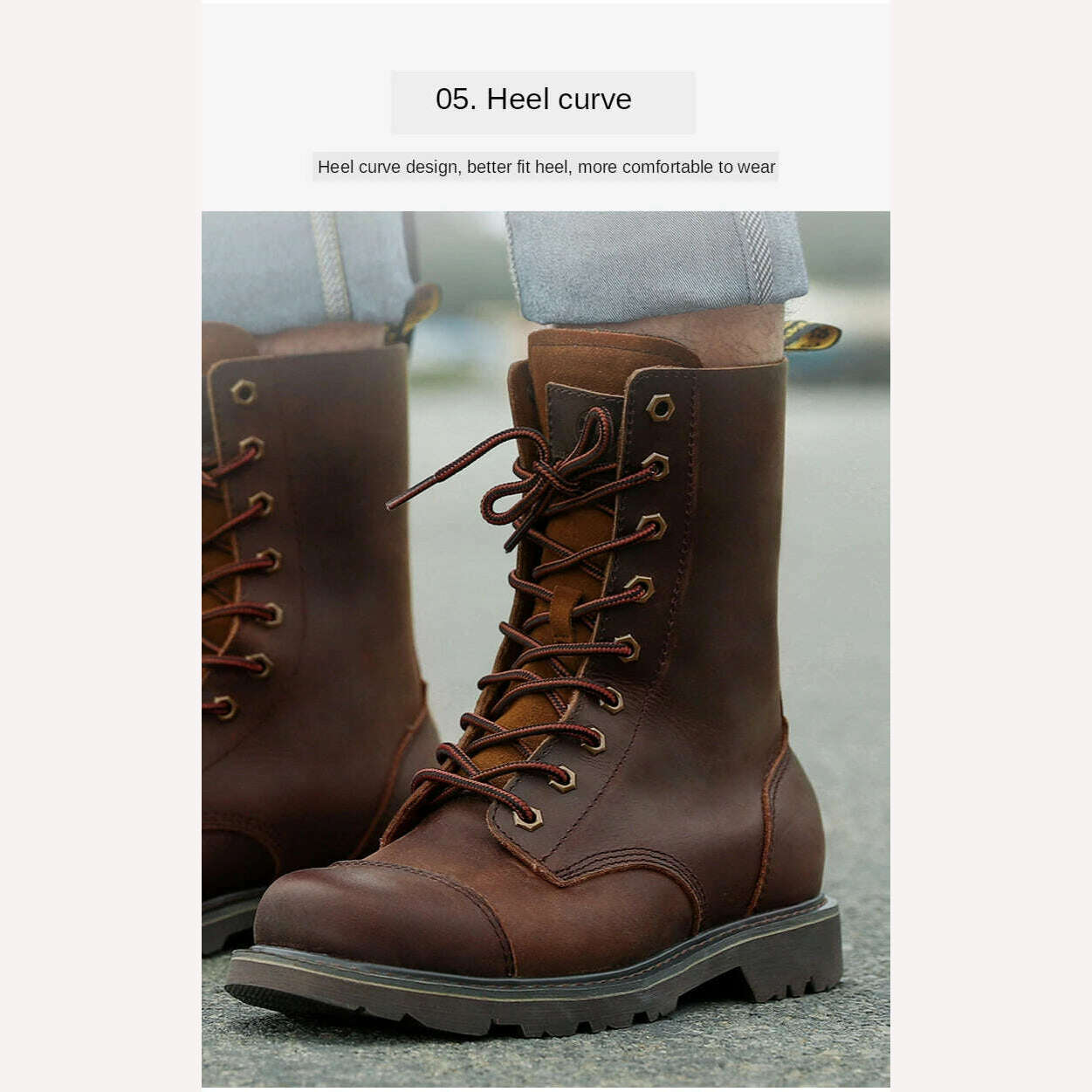 Hiking shoes Men Hunting Boots Tactical shoes Desert Combat Ankle Waterproof sneakers Leather Snow walking high-top Women&#39;s shoe - KIMLUD