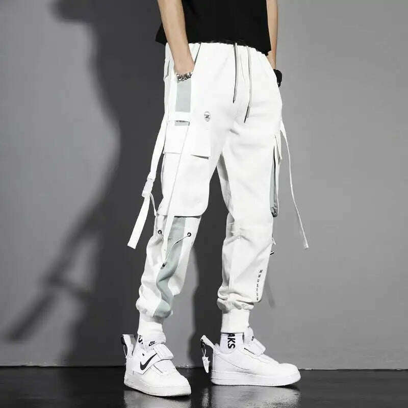 KIMLUD, Hip Hop Cargo Pants Men Streetwear Cotton Joggers Fashion Sweatpants Male Casual Harem Trousers Summer Harajuku Pants Men Women, KIMLUD Womens Clothes