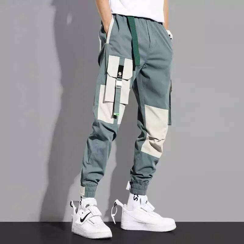 KIMLUD, Hip Hop Cargo Pants Men Streetwear Cotton Joggers Fashion Sweatpants Male Casual Harem Trousers Summer Harajuku Pants Men Women, KIMLUD Womens Clothes