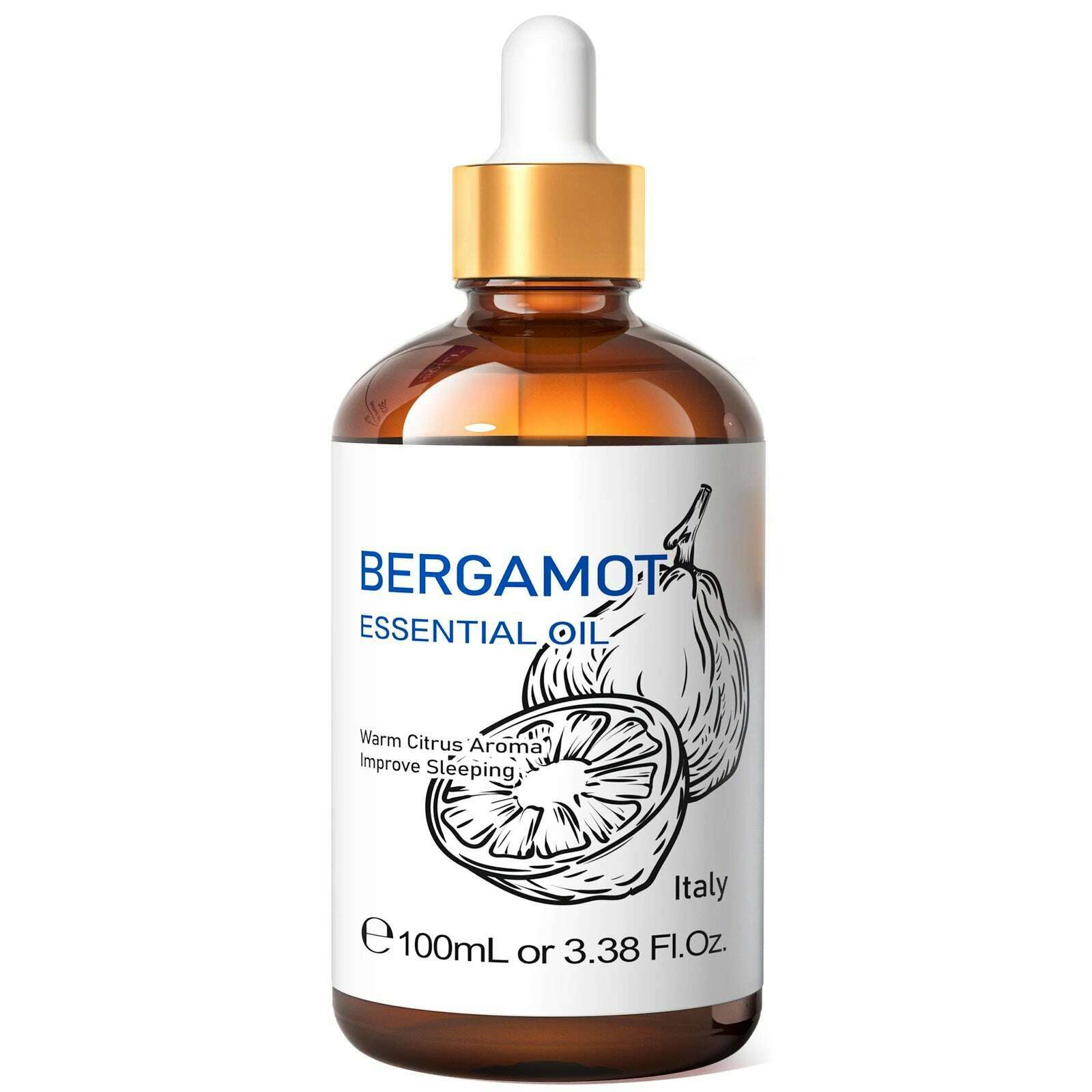 KIMLUD, HIQILI 100ML Sweet Orange Essential Oils,100% Pure Nature for Aromatherapy, Diffuser, Humidifier, Massage, Fresh air, Candle, Bergamot / 100ml / france, KIMLUD APPAREL - Womens Clothes