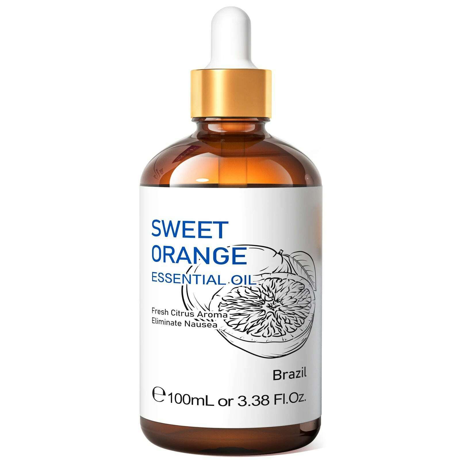 KIMLUD, HIQILI 100ML Sweet Orange Essential Oils,100% Pure Nature for Aromatherapy, Diffuser, Humidifier, Massage, Fresh air, Candle, Sweet Orange / 100ml / spain, KIMLUD APPAREL - Womens Clothes