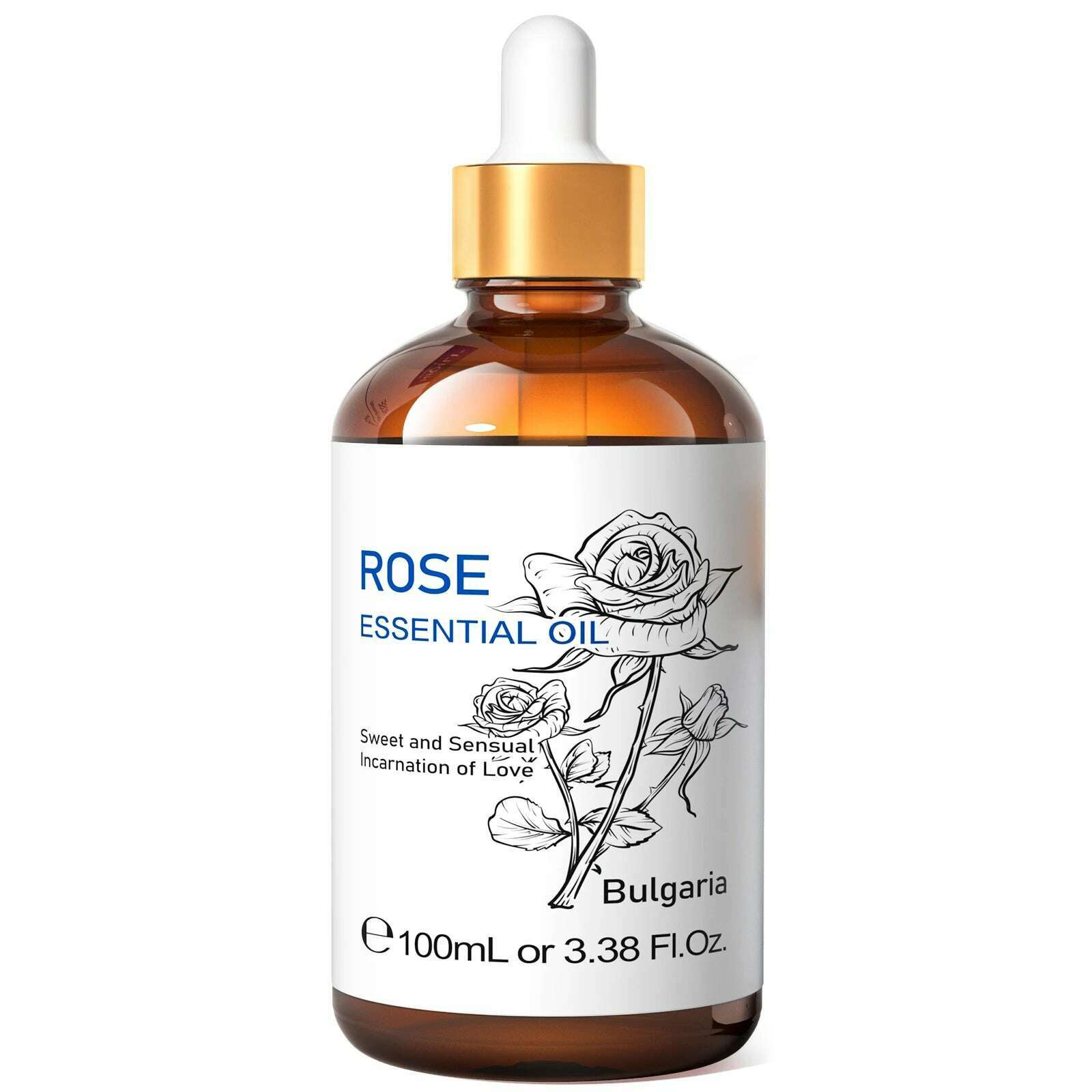 KIMLUD, HIQILI 100ML Sweet Orange Essential Oils,100% Pure Nature for Aromatherapy, Diffuser, Humidifier, Massage, Fresh air, Candle, Rose / 100ml / spain, KIMLUD APPAREL - Womens Clothes