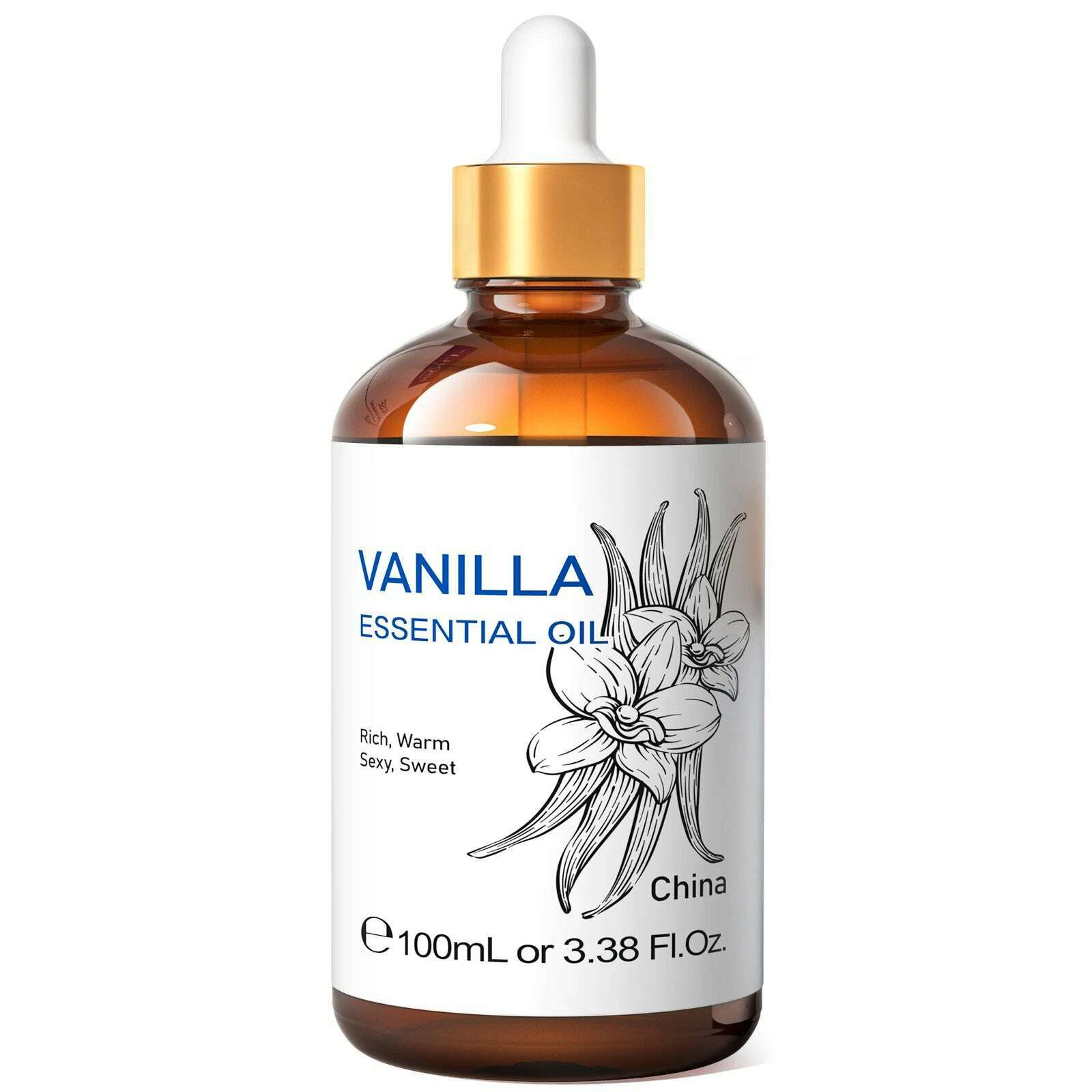 KIMLUD, HIQILI 100ML Sweet Orange Essential Oils,100% Pure Nature for Aromatherapy, Diffuser, Humidifier, Massage, Fresh air, Candle, Vanilla / 100ml / france, KIMLUD APPAREL - Womens Clothes