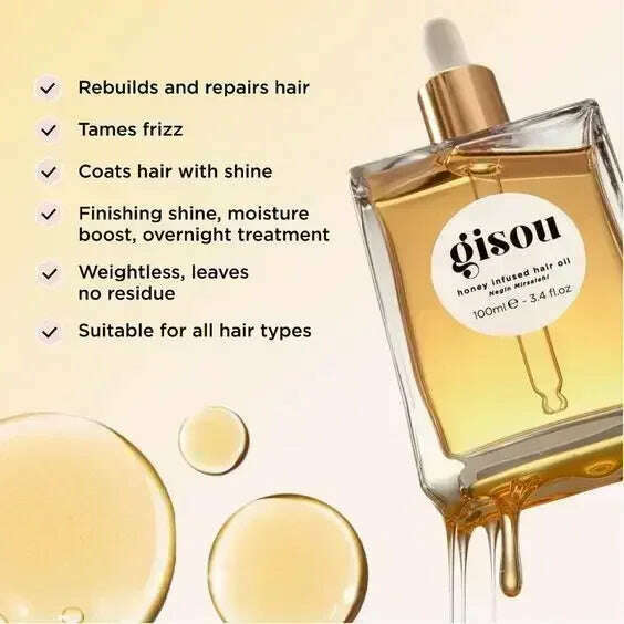 KIMLUD, Honey Hair Oil Care Improves Dry Hair Moisturizing Long-lasting Fragrance Conditioner, KIMLUD Womens Clothes
